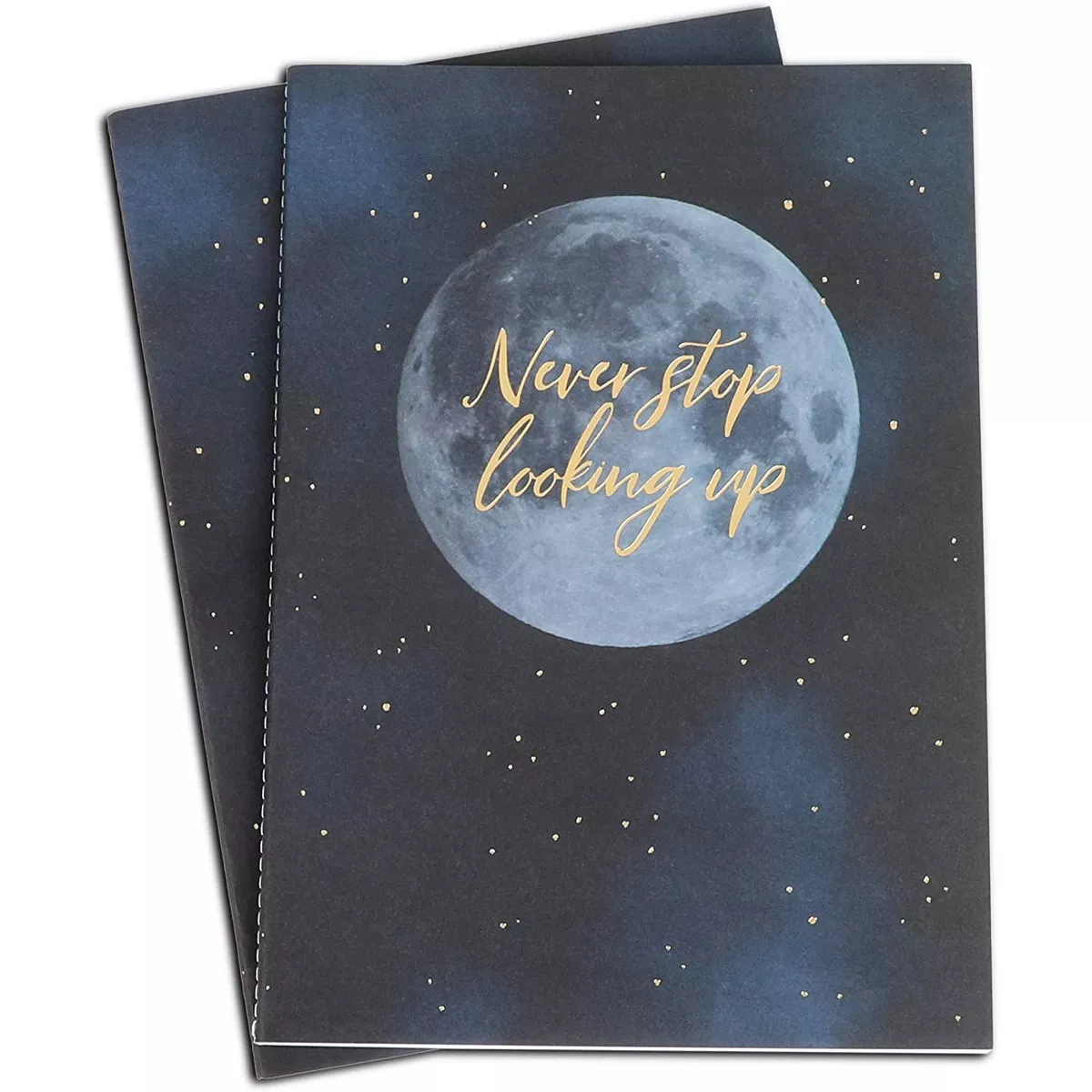 Paper Junkie 8-Pack Constellation Inspirational Lined Kraft Notebook Journals, 5.75 x 8.25 In, 30 Sheets
