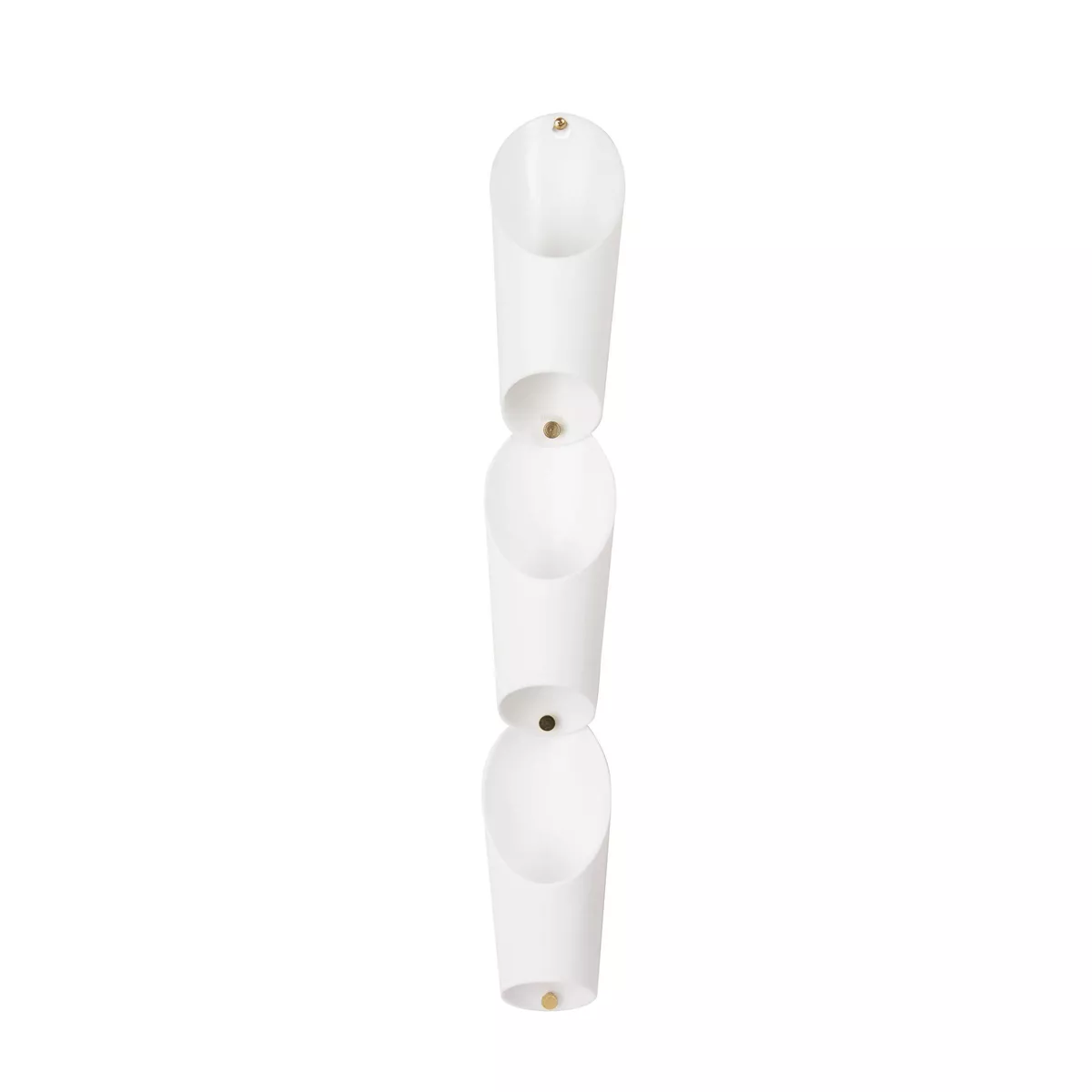 Set of 3 Floralink Wall Vessels White - Umbra