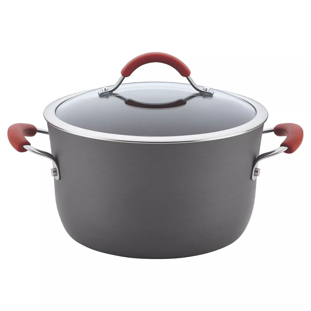 Rachael Ray Cucina 12 piece Hard Anodized Cookware Set - Cranberry