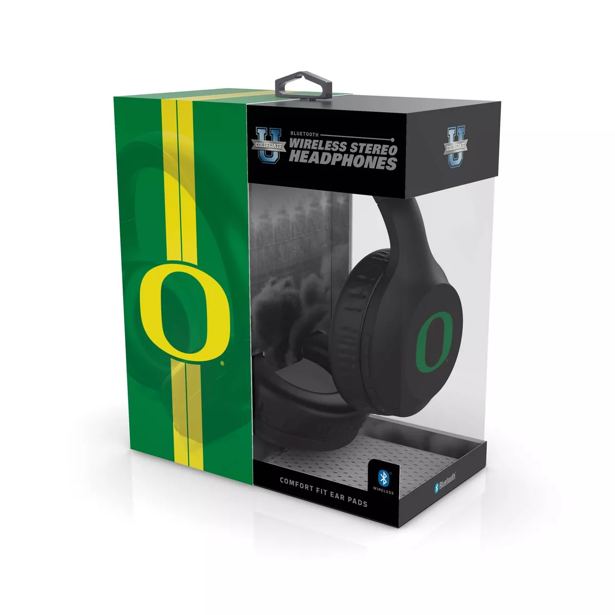 NCAA Oregon Ducks Wireless Bluetooth Over-Ear Headphones