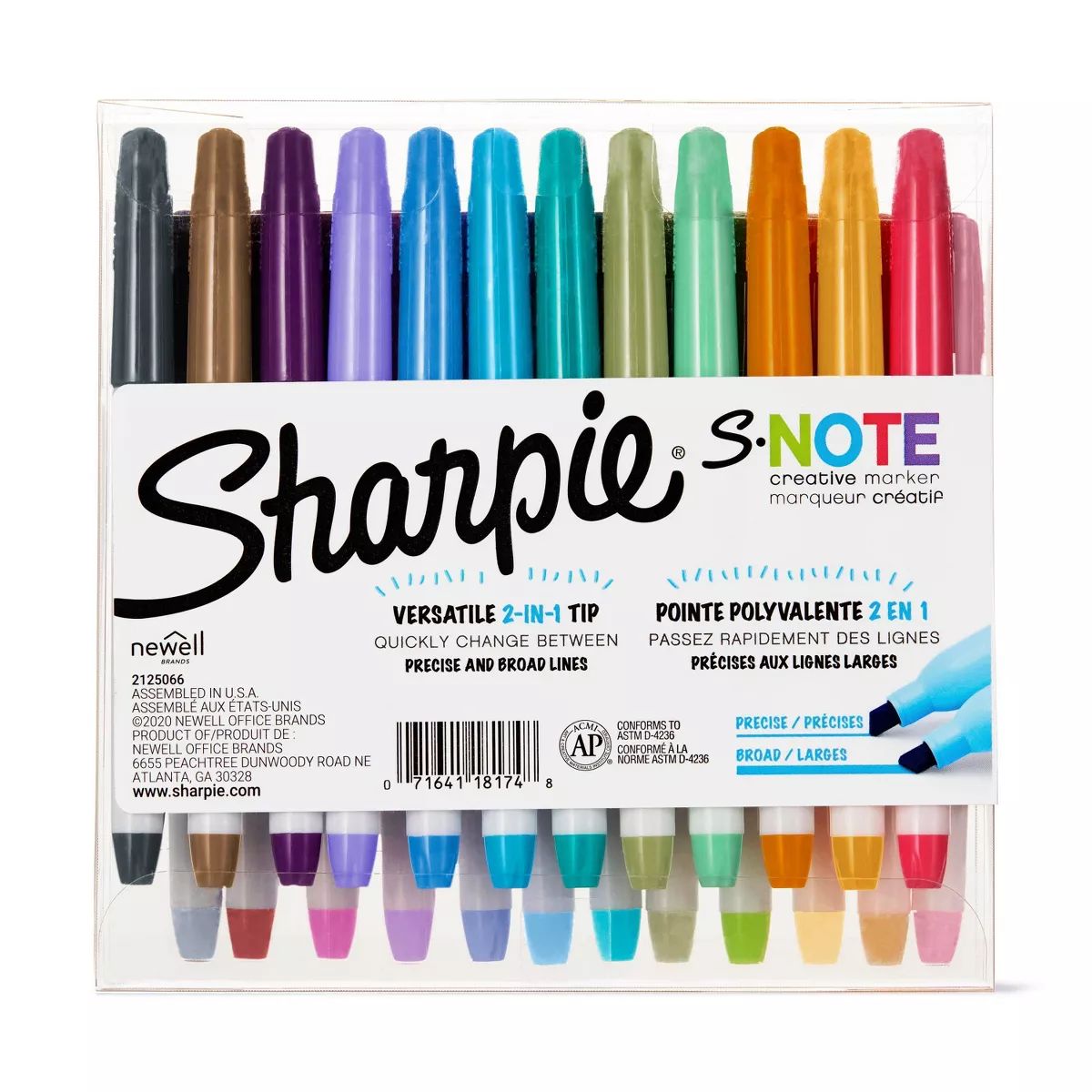 Sharpie 24pk Creative Marker Highlighters S-Note Chisel Tip Multicolor