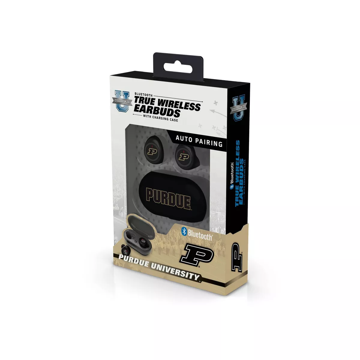 NCAA Purdue Boilermakers True Wireless Bluetooth Earbuds