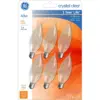 General Electric 40w 6pk Deco Small Base Light Bulb Clear