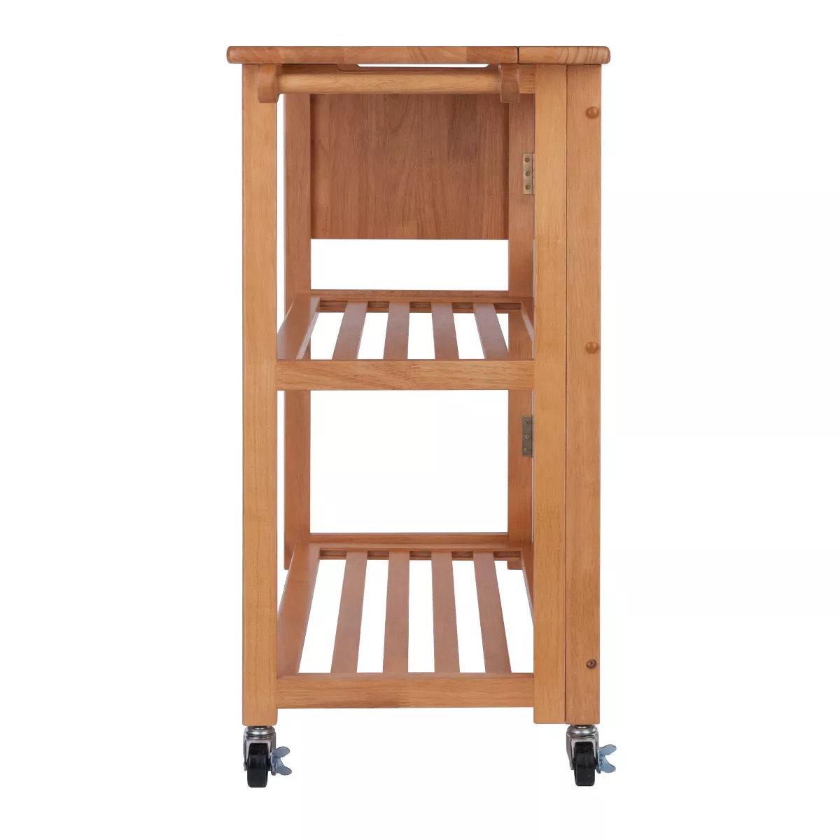 Foldable Cart Wood/Light Oak - Winsome