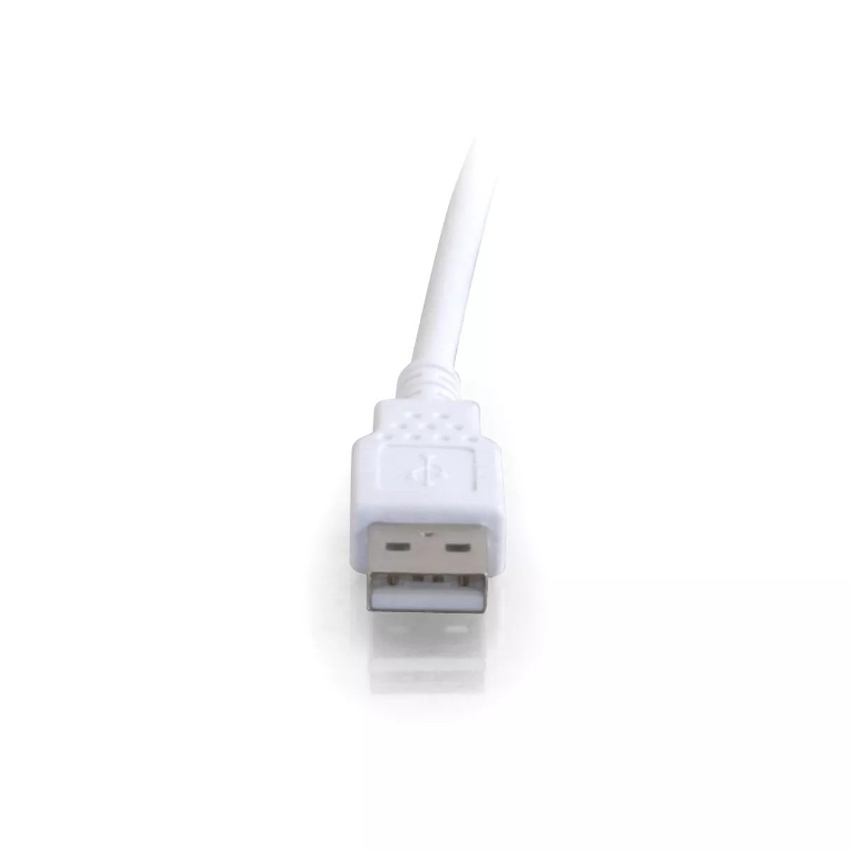 C2G 1m USB Extension Cable - USB 2.0 A to A White - M/F - 3ft - Extend the distance of your USB A/B cable
