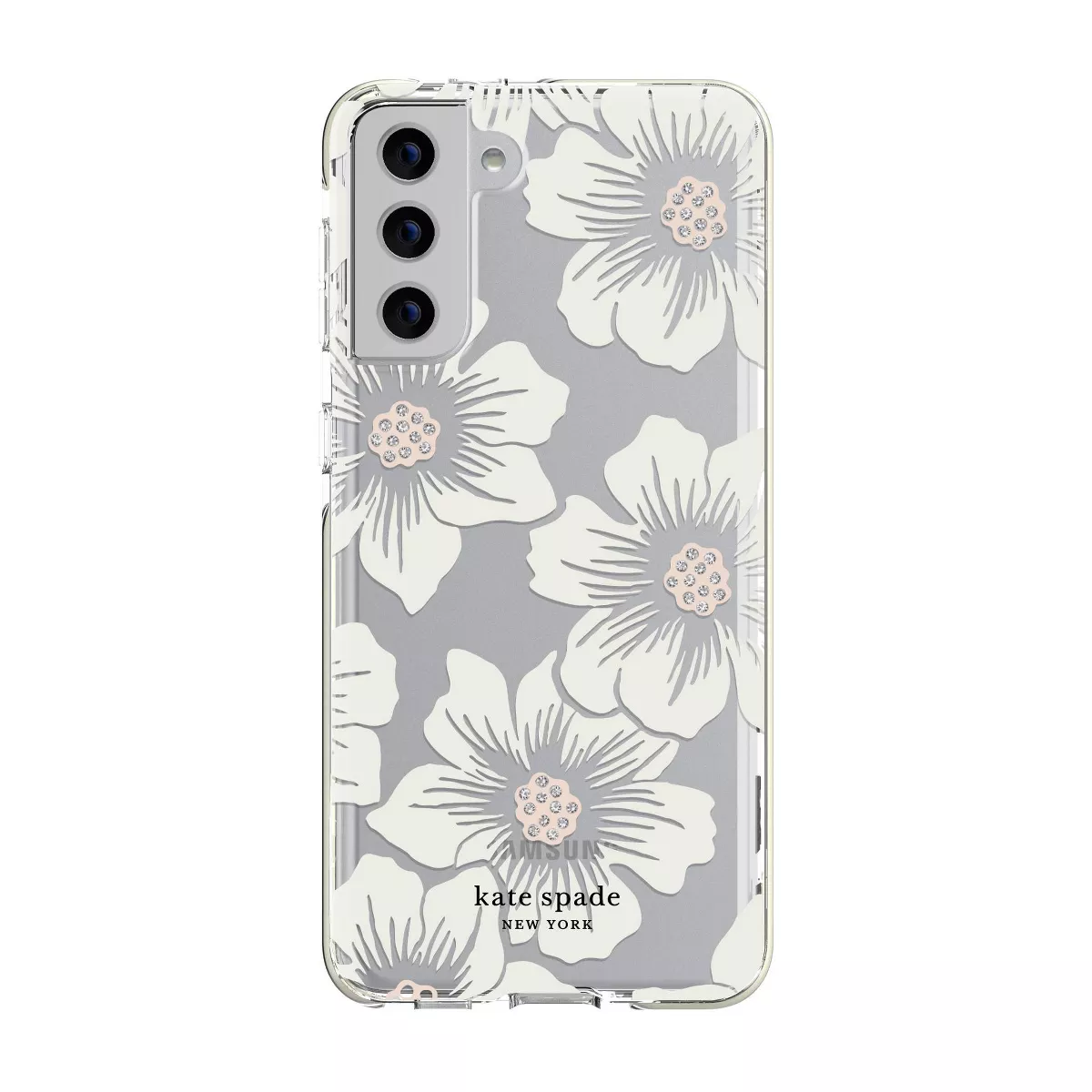 Kate Spade New York Defensive Hardshell Case for Samsung Galaxy S21+ - Hollyhock