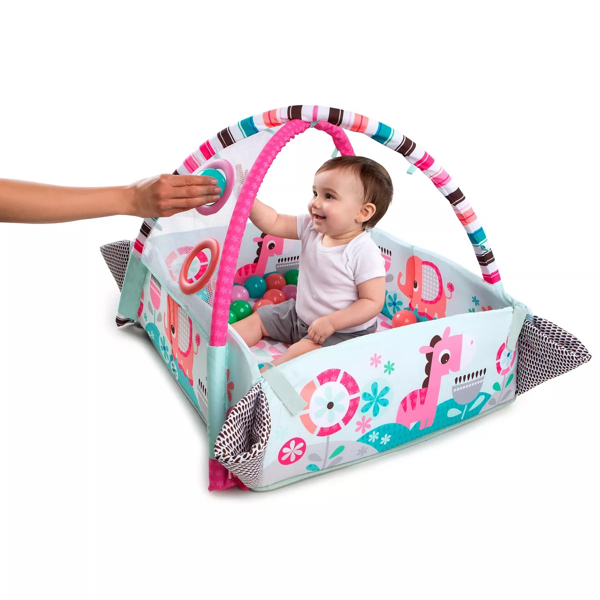 Bright Starts 5-in-1 Your Way Ball Play Activity Gym - Pink