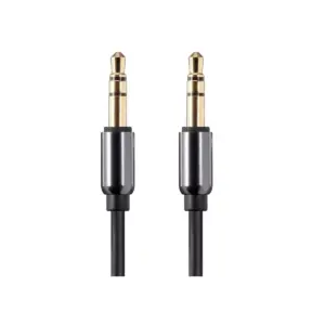 Monoprice Audio Cable - 3 Feet - Black | Auxiliary 3.5mm TRS Audio Cable - Slim, Durable, Gold plated for smartphone, mp3 player, laptop - Onyx Series