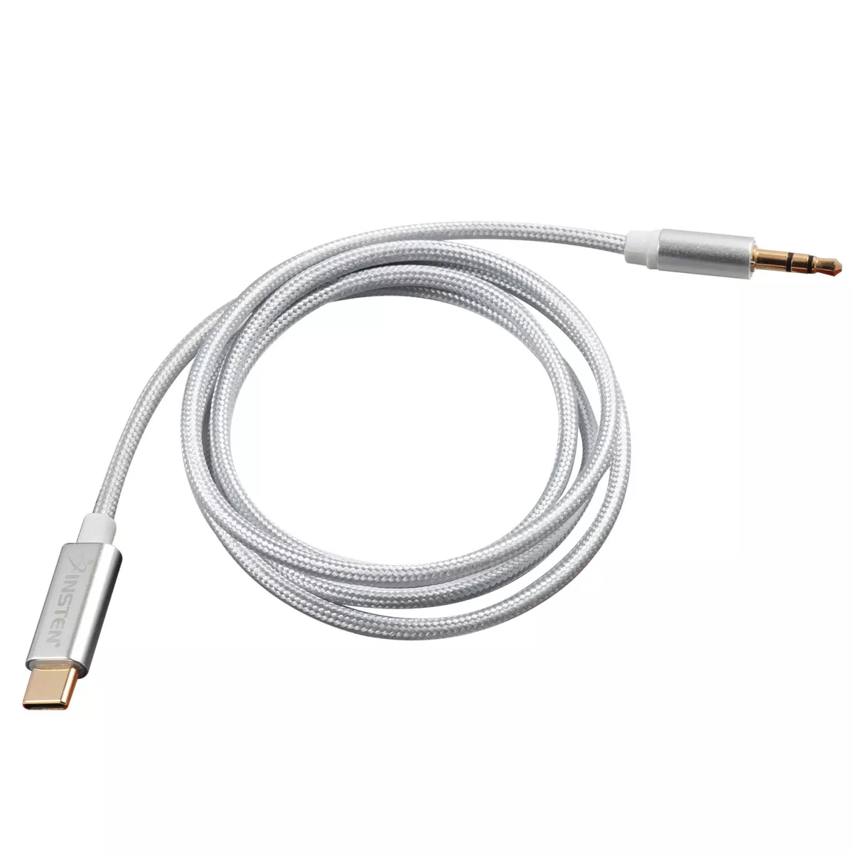INSTEN USB C to 3.5mm Audio Aux Jack Cable, fits with Type C phone to 3.5mm. iPad Pro, Google Pixel 2/3/4 XL, OnePlus, Galaxy Note, 3.3ft, White