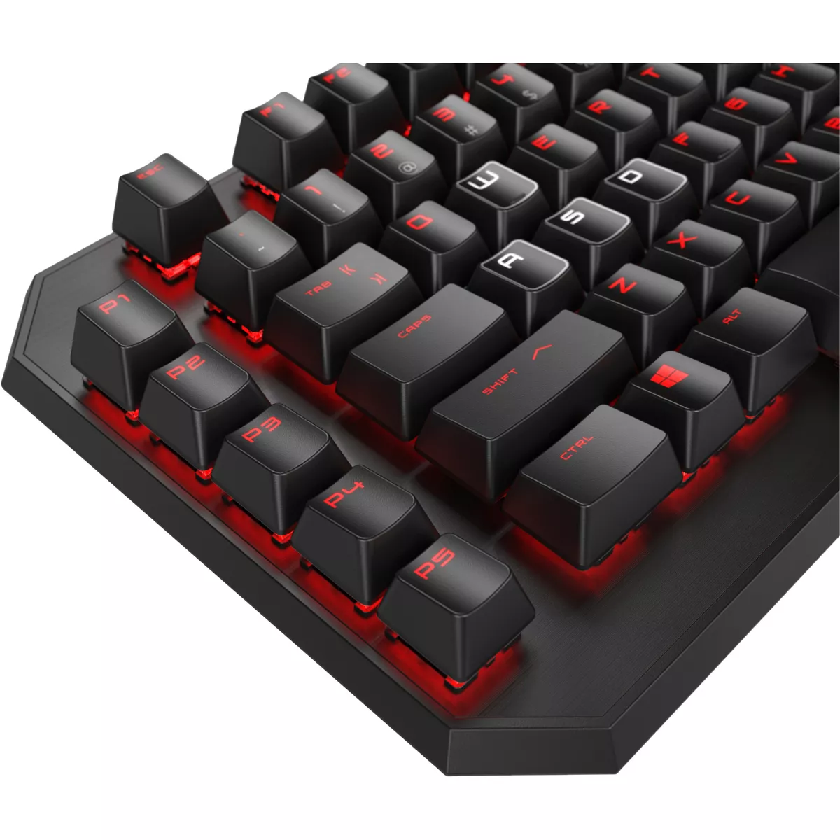 HP OMEN Sequencer Keyboard - Cable Connectivity - USB Interface - Windows - Mechanical Keyswitch - Black