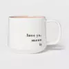16oz Stoneware Love Ya Mean It Color Splash Mug - Threshold™