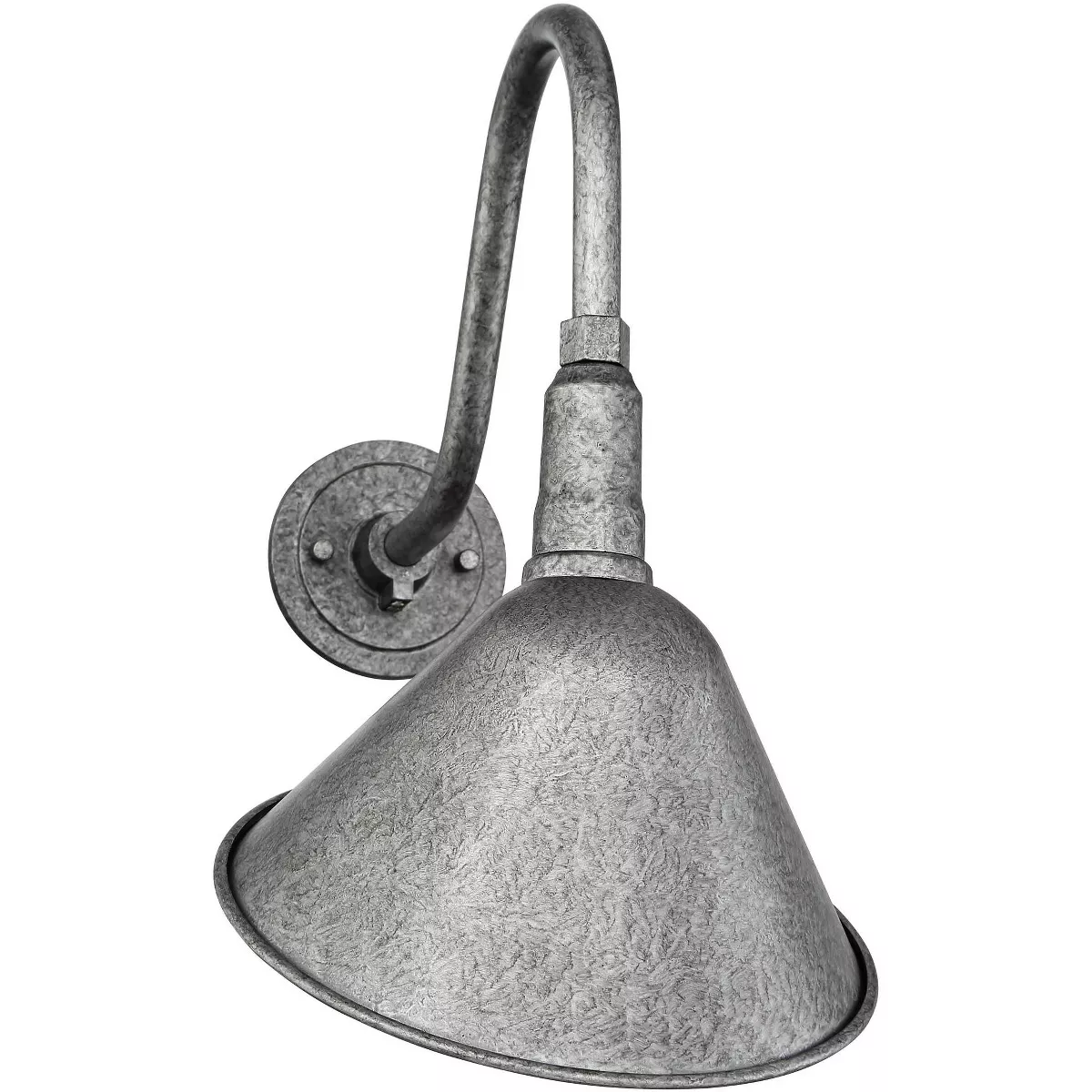 Franklin Iron Works Rustic Farmhouse Outdoor Barn Light Fixture Galvanized 18