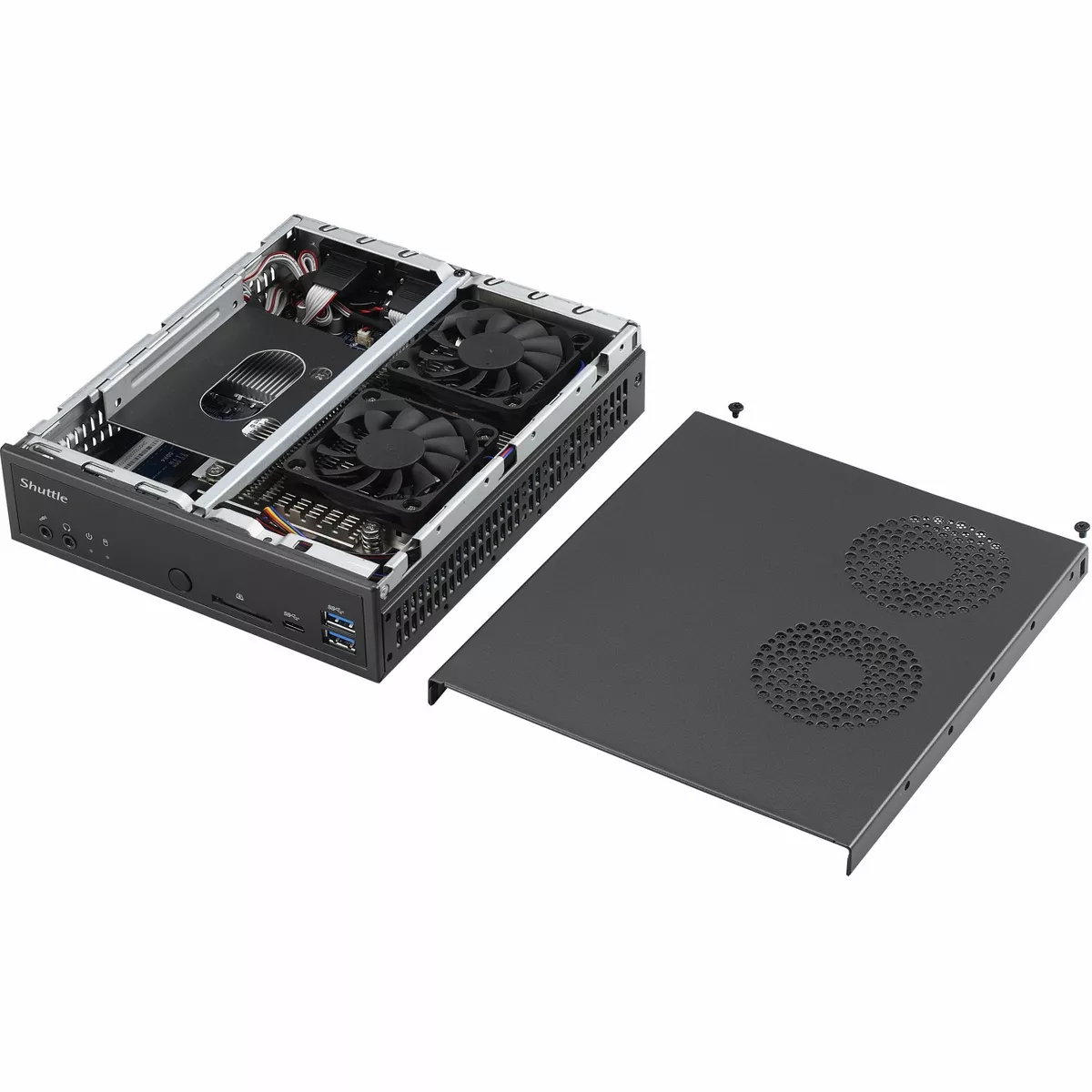 Shuttle XPC slim DH270 Barebone System Slim PC - Intel H270 Chipset - Socket H4 LGA-1151 - 1 x Processor Support