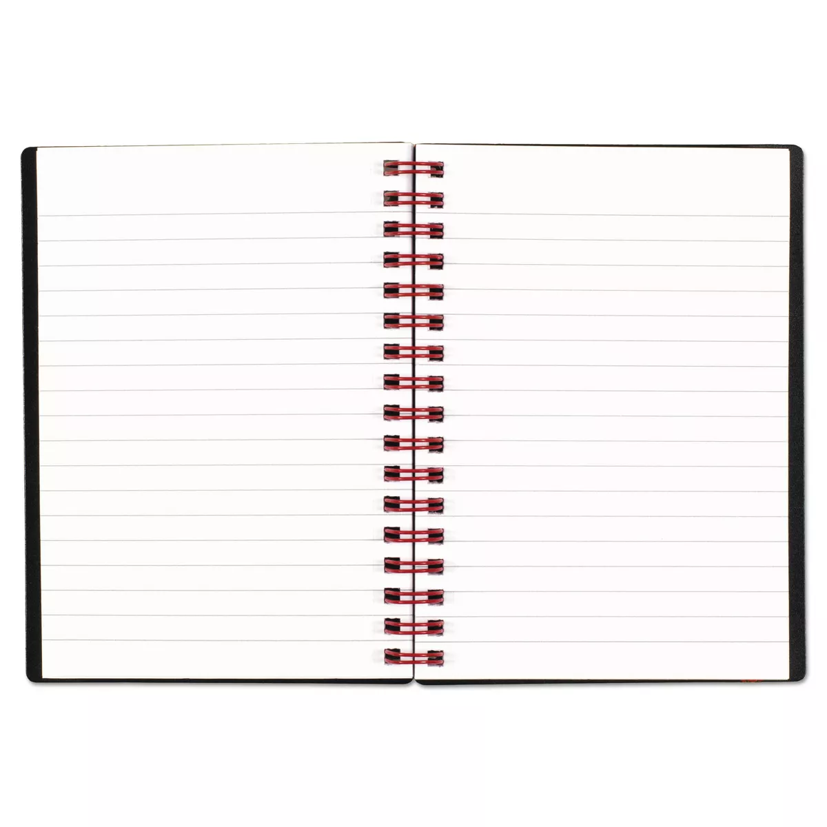 Black n' Red Twin Wire Poly Cover Notebook Legal Ruled 5 7/8 x 4 1/8 White 70 Sheets F67010