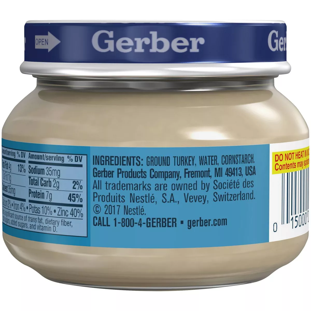 Gerber 2nd Foods Turkey & Gravy Baby Food - 2.5oz