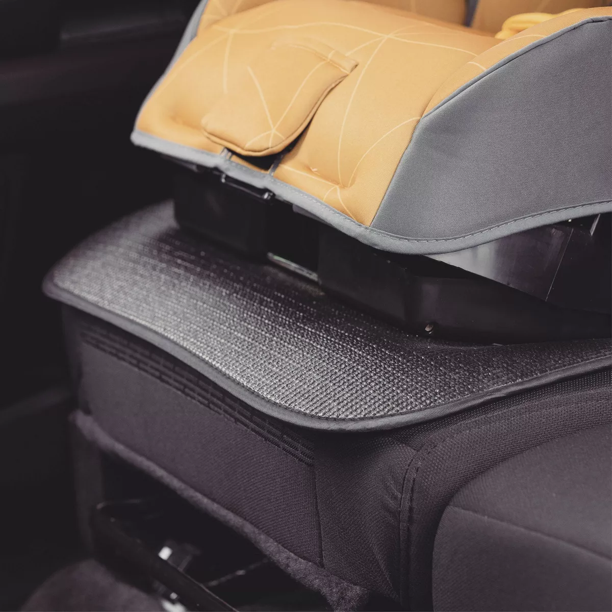 Diono Grip It Full Car Seat Protector Anti-Slip Protection for Infant Car Seats Crashed Tested - Black