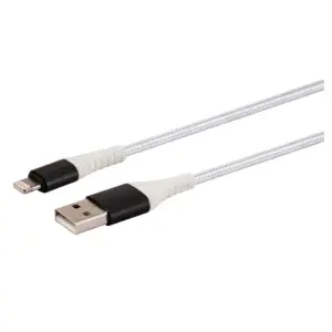 Monoprice AtlasFlex Series Durable MFi Certified Lightning to USB Type-A Charge & Sync Kevlar-Reinforced Nylon-Bra