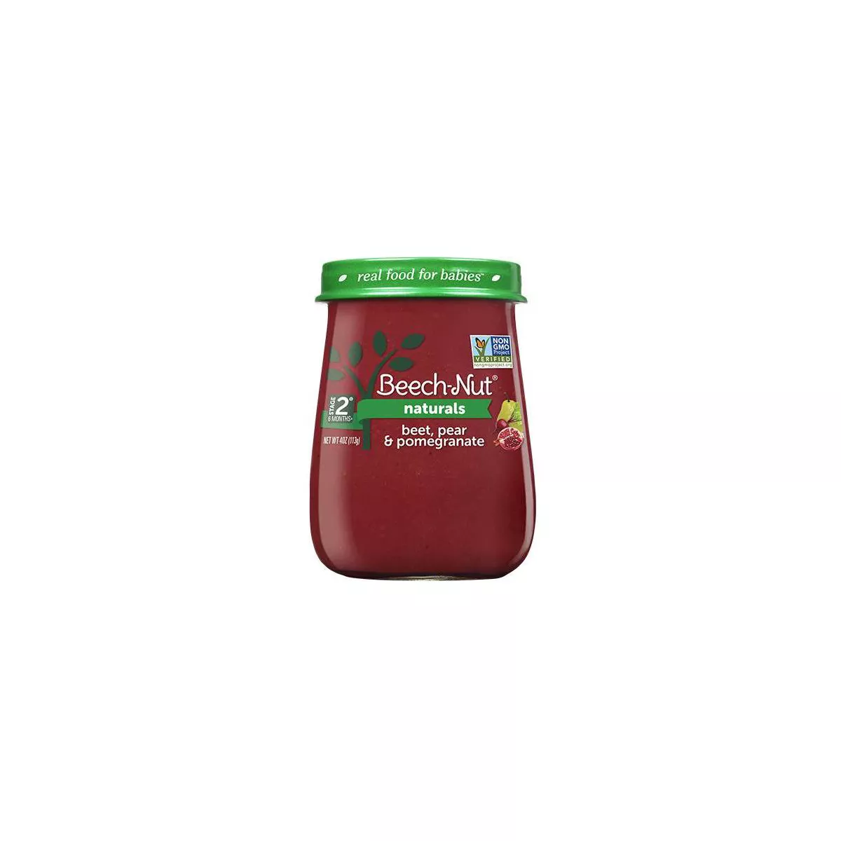Beech-Nut Naturals Beets, Pear & Pomegranate Baby Food Jar - 4oz