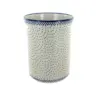 Blue Rose Polish Pottery Small Dots Utensil Jar