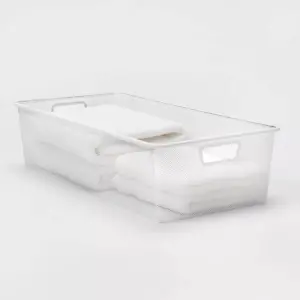 Large 6.25X 12.75X 25.75 Metal Underbed Bin White - Made By Design™