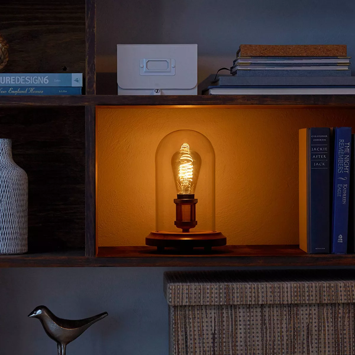 Philips Hue Filament ST19 Smart Vintage LED Light Bulb with Bluetooth
