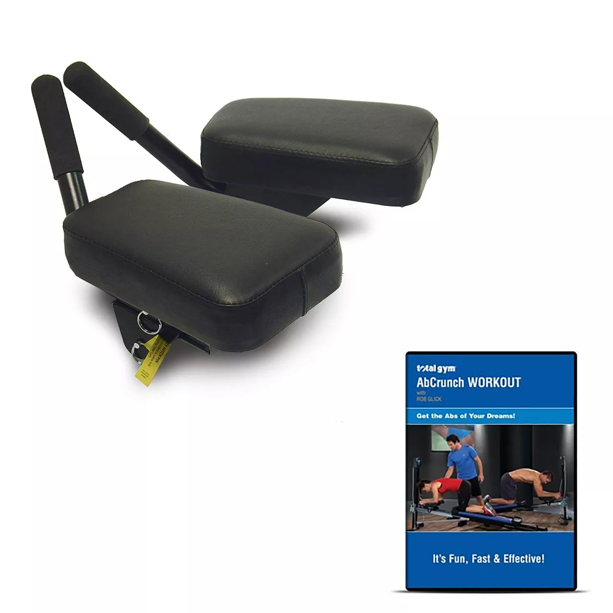 Total Gym TGACB2 Attachable Ab Crunch Accessory and Instructional Fitness DVD for Home Gym Workout Machines