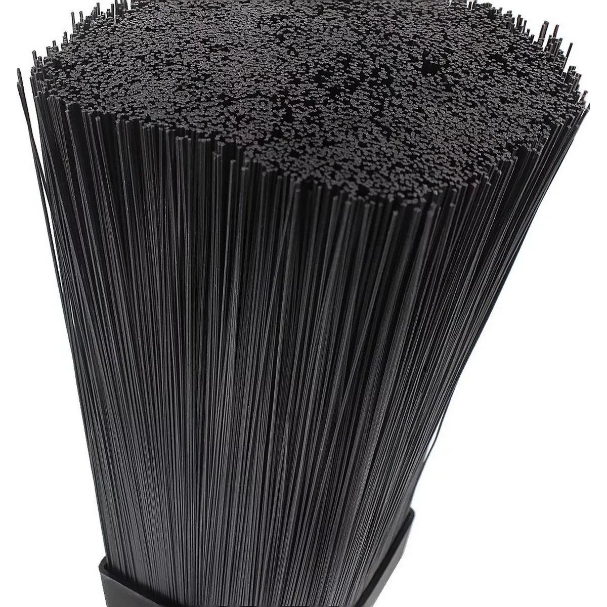 Bamboo Knife Block Stand Holder w/ Bristles for Home Restaurant Use, 8.75x4x4