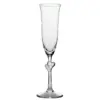 6.3oz 2pk Glass L'Amore Satin Heart Flute Drinkware Set - Stolzle Lausitz