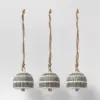 3pk Stoneware Wind Chimes White - Opalhouse™