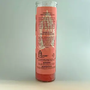 Jar Candle Virgen De Guadalupe Pink - Continental Candle
