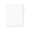 Avery-Style Legal Exhibit Side Tab Dividers 1-Tab Title G Ltr White 25/PK 01407