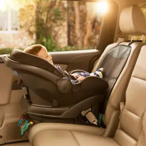 Munchkin Brica Seat Guardian Car Seat Protector - Brown/Black