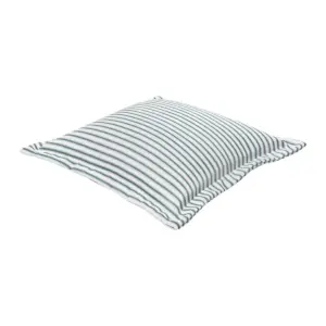 Crestwood Stripe Outdoor Deep Seat Pillow Back DuraSeason Fabric™ Turquoise - Threshold™