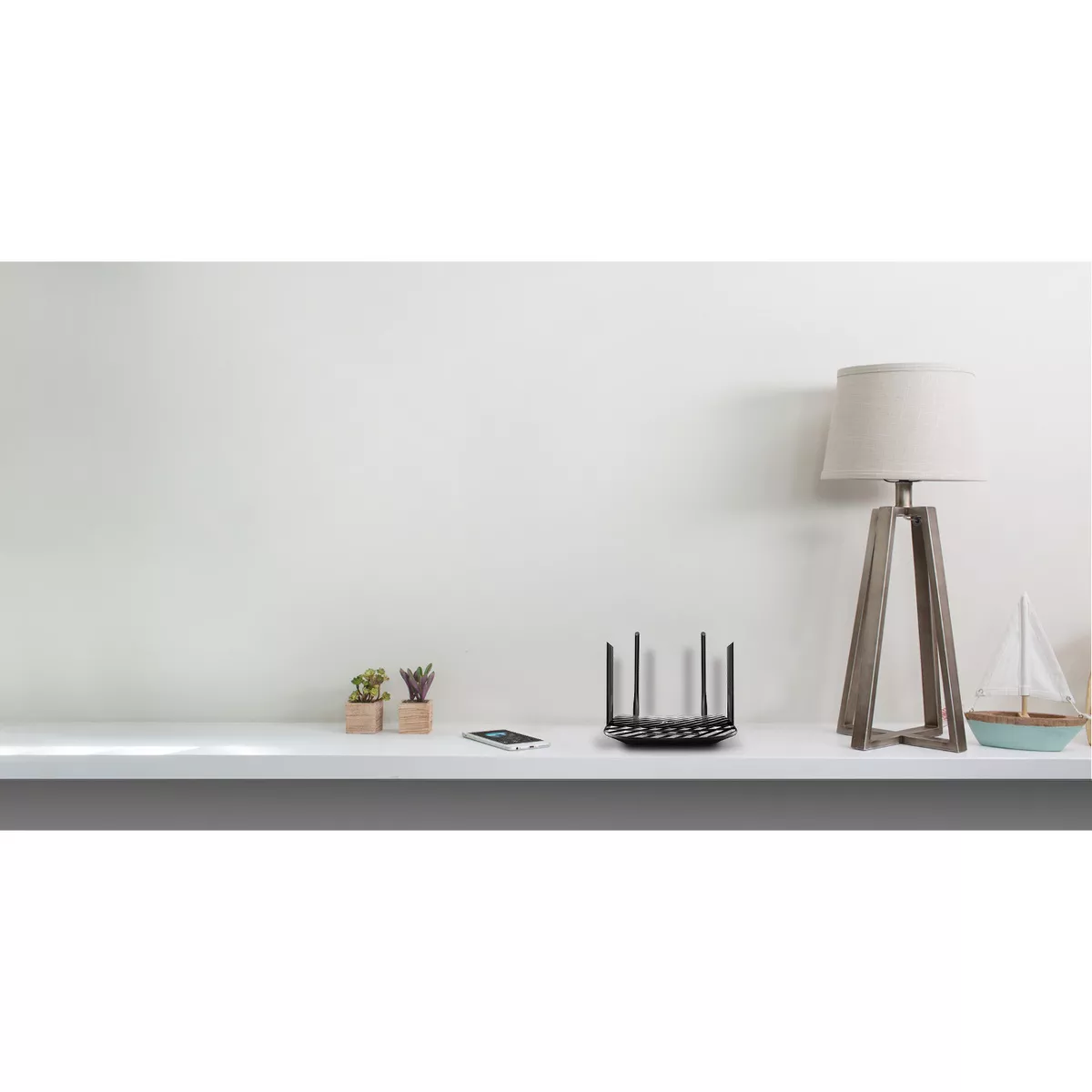 TP-LINK Archer A6 IEEE 802.11ac Ethernet Wireless Router - 2.40 GHz ISM Band - 5 GHz UNII Band - 5 x Antenna(1 x Internal/4 x External)