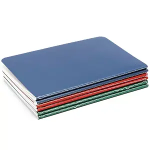 Paper Junkie 6-Pack Mini Stone Paper Lined Travel Journal Notebook (4 x 5.5 in, 48 Pages, 3 Colors)