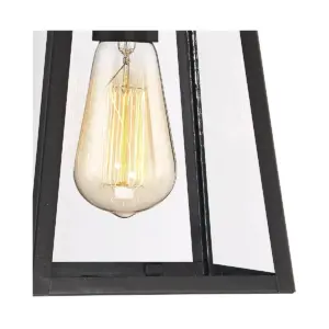 John Timberland Modern Outdoor Ceiling Light Fixture Mystic Black 6