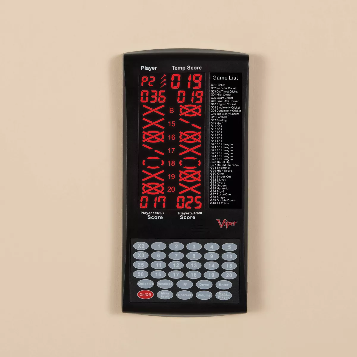 Viper ProScore Electronic Dart Scorer
