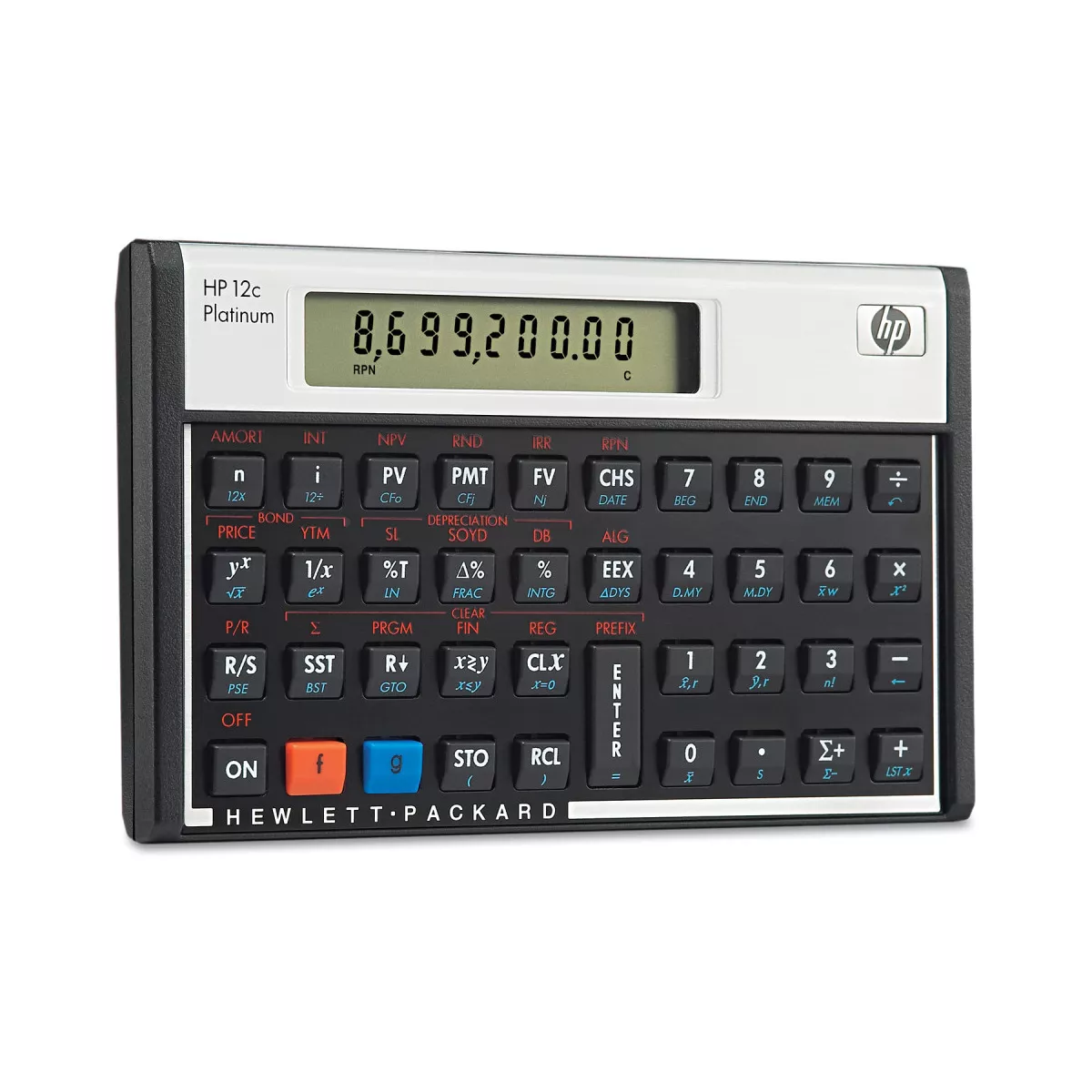 HP 12c Platinum Financial Calculator, 10-Digit LCD