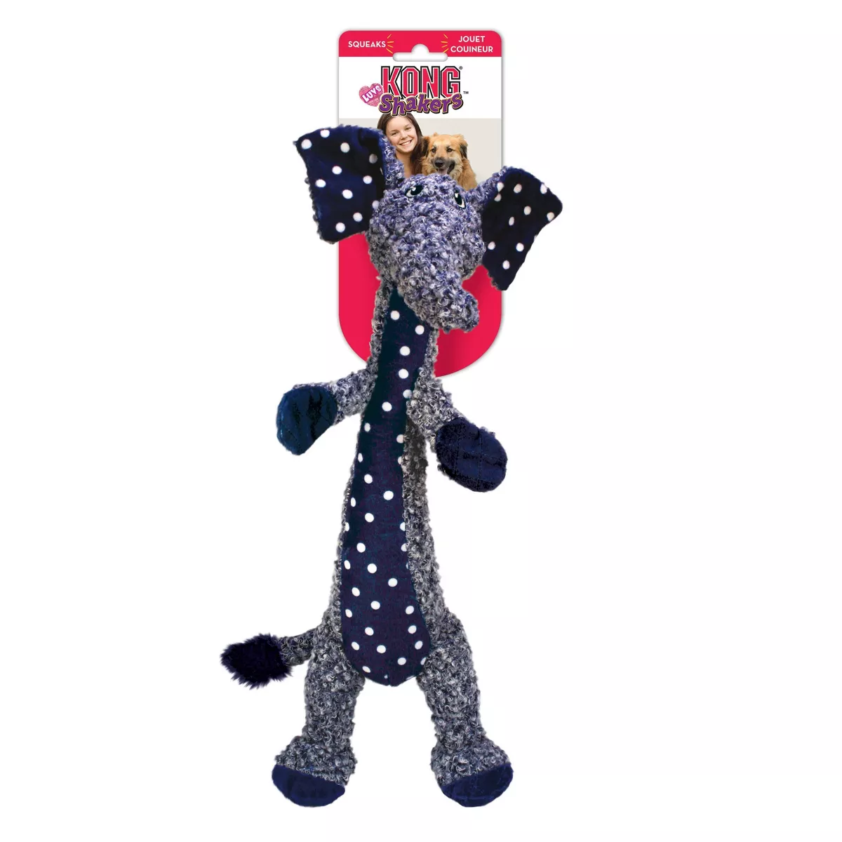 KONG Shakers Elephant Dog Toy - S