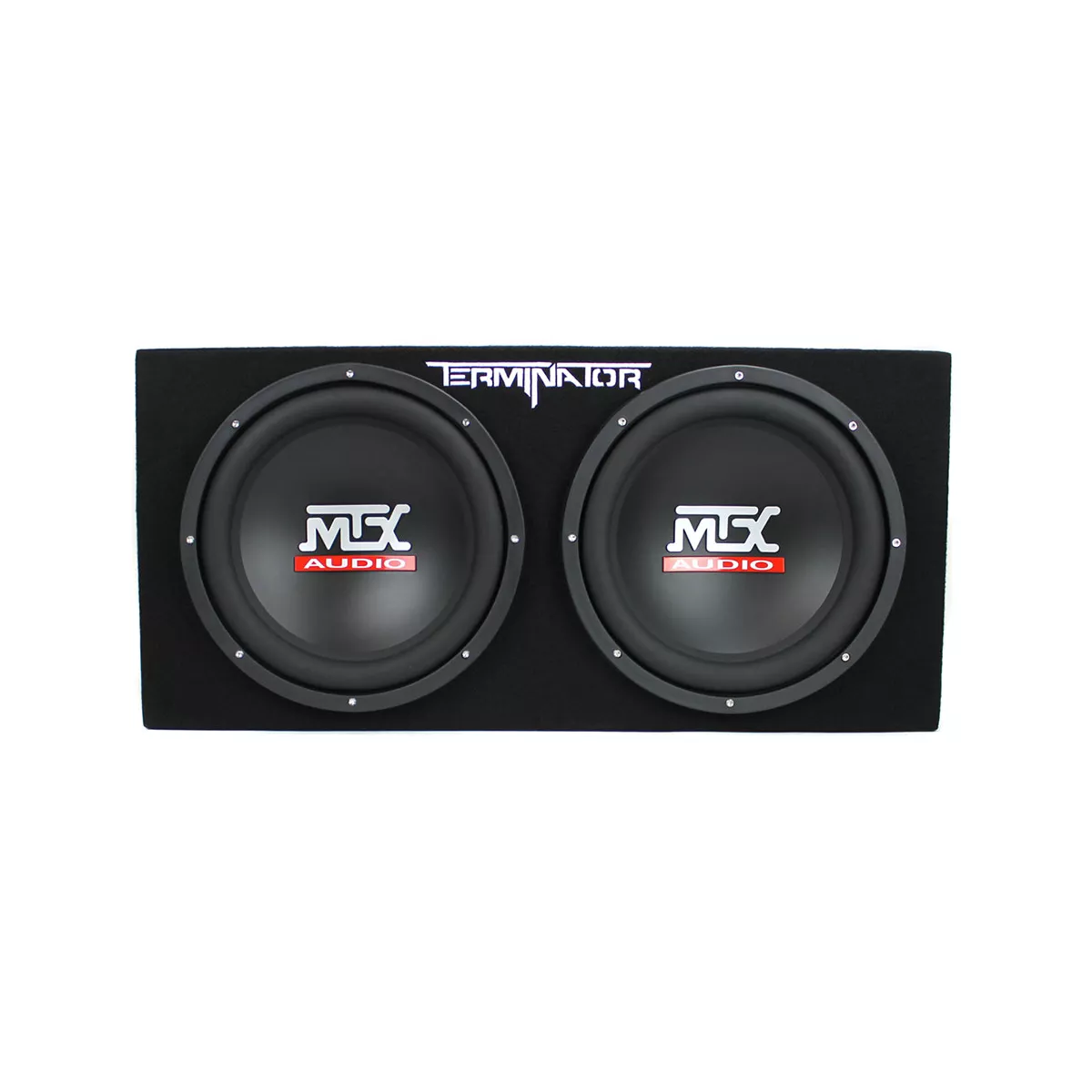 MTX TNP212D2 12" 1200 Watt 4 Ohm Dual Loaded Car Audio Subwoofer Package with Sub Enclosure, Planet 1500W Monoblock A/B Amplifier & 8 Gauge Wiring Kit