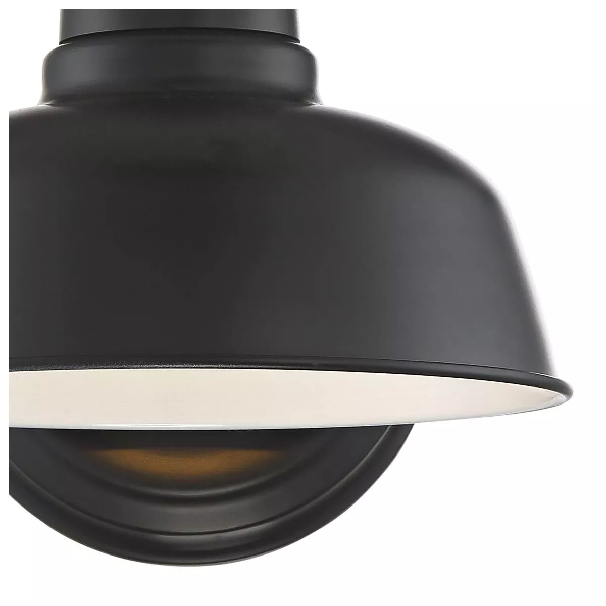 John Timberland Urban Barn Black Indoor-Outdoor Wall Light Set of 2