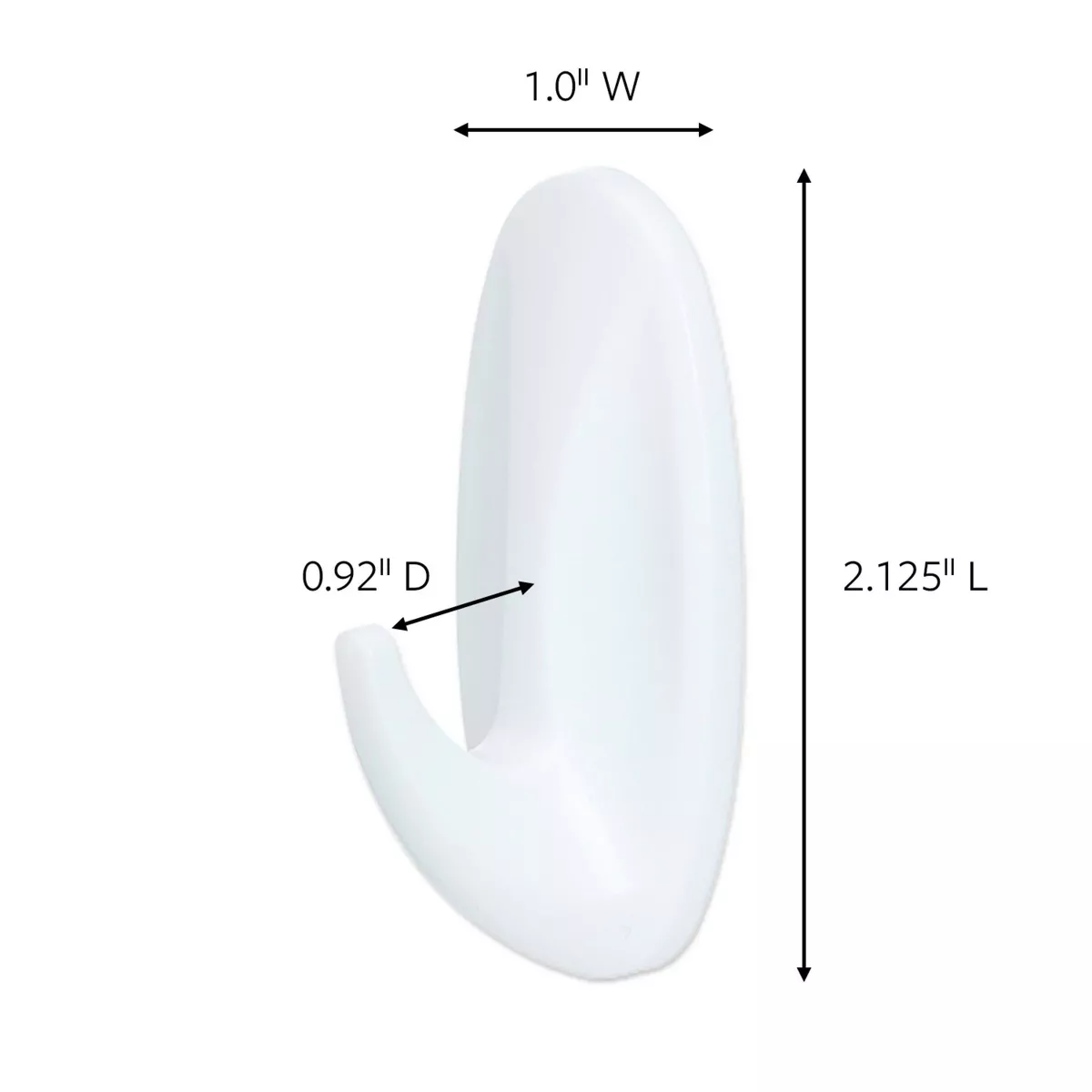 Command Strips Small Sized Designer Hooks White