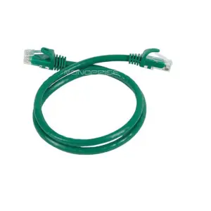Monoprice Cat6 Ethernet Patch Cable - 2 Feet - Green | Network Internet Cord - RJ45, Stranded, 550Mhz, UTP, Pure Bare Copper Wire, 24AWG - Flexboot