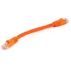 Monoprice Cat6 Ethernet Patch Cable - 0.5 Feet - Orange | Network Internet Cord - RJ45, Stranded, 550Mhz, UTP, Pure Bare Copper Wire, 24AWG