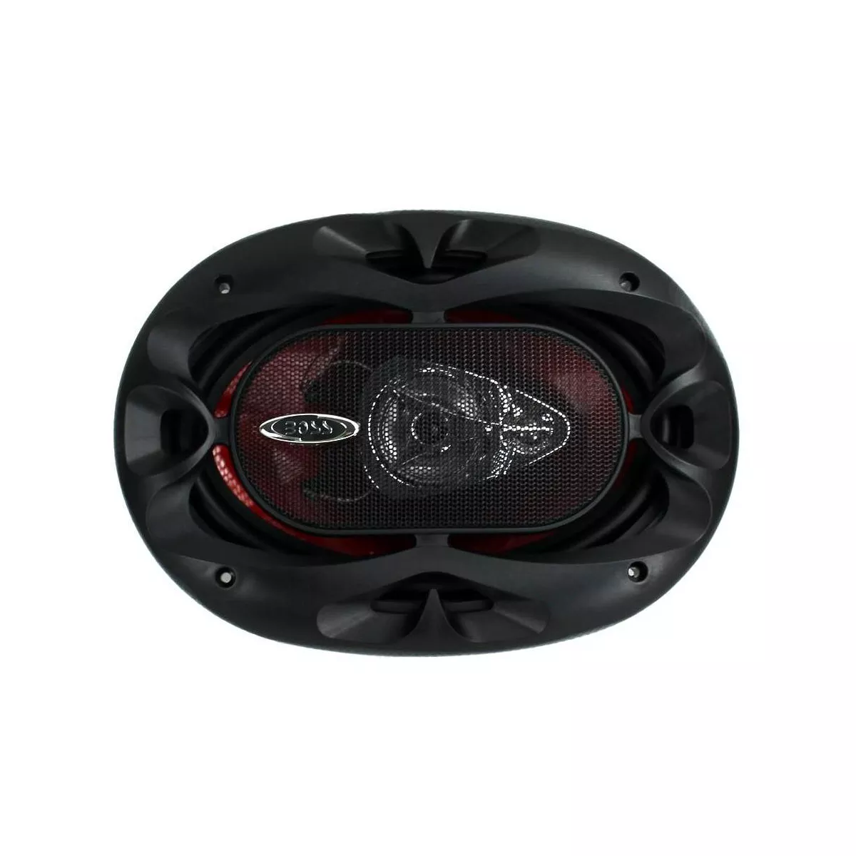BOSS CH6930 6x9" 400W 3-Way Car Coaxial Audio Stereo Speakers Red