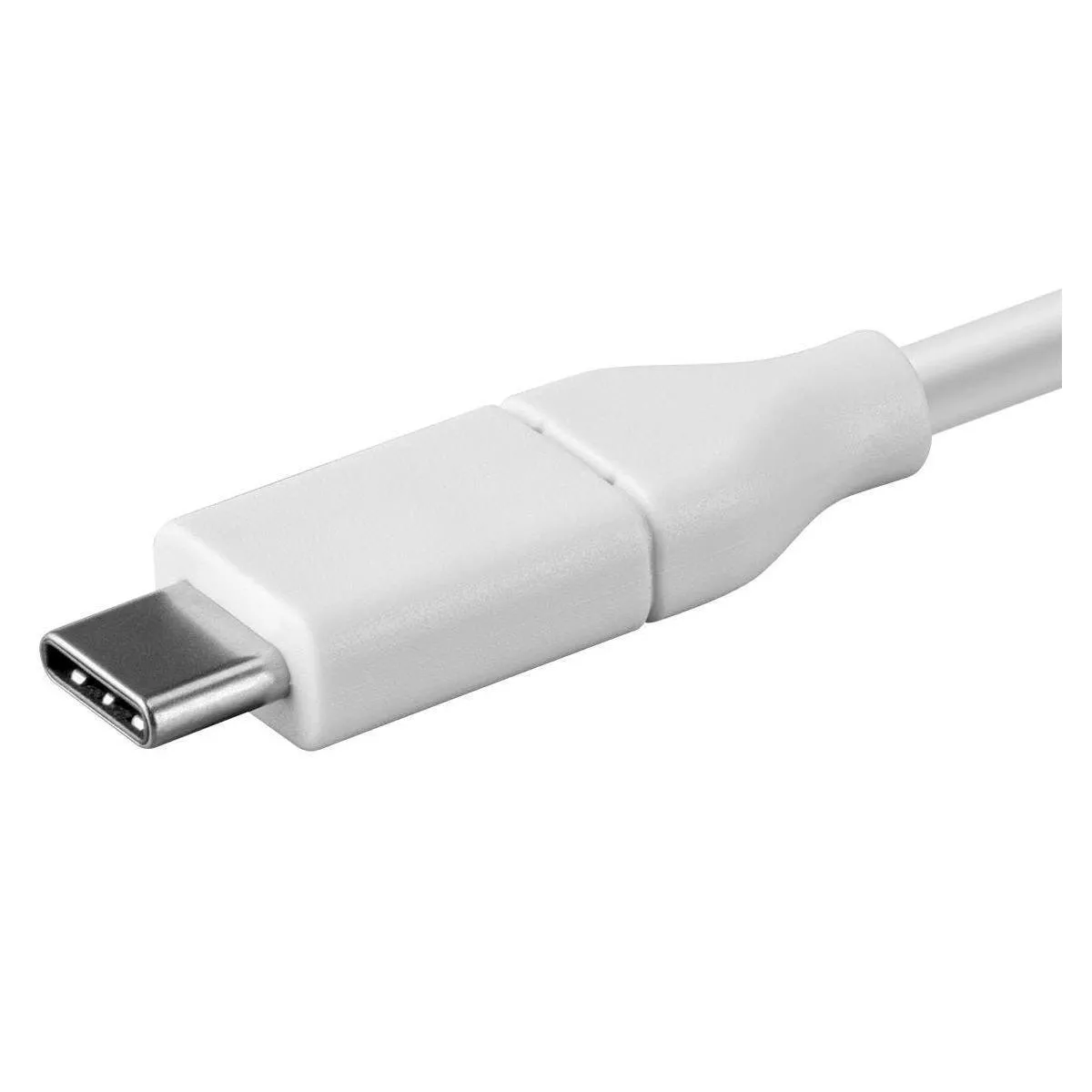 Monoprice USB & Lightning Cable - 2 Meter - White | 2.0 USB-C to USB-C 5A 480 Mbps - Select Series