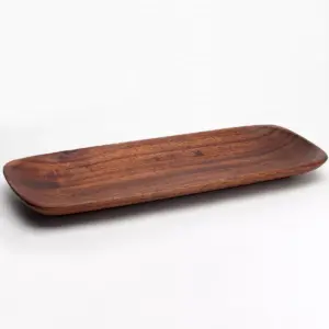 Noritake Kona Wood Accents Platter, Rectangular, 15