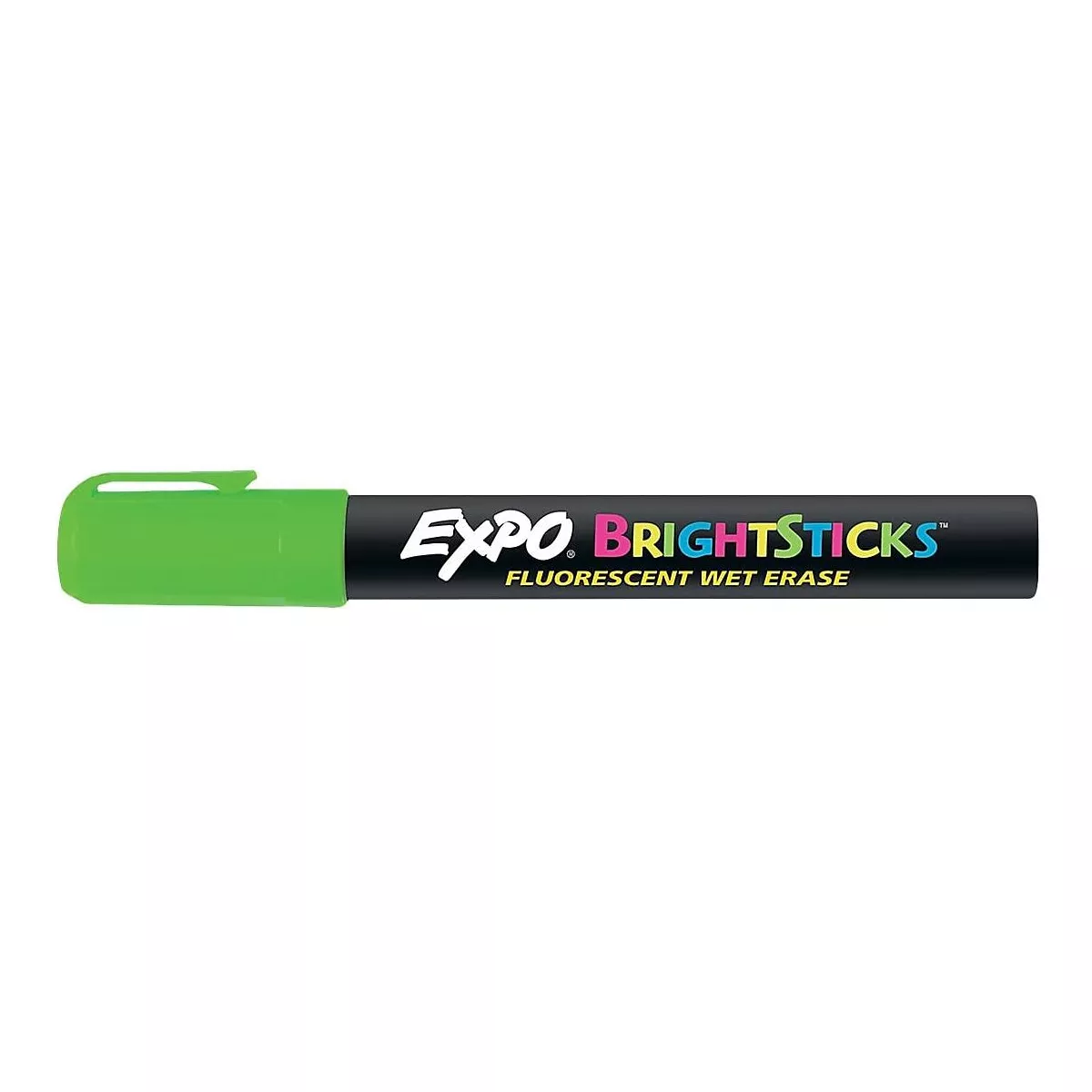 EXPO Bright Sticks Wet-Erase Fluorescent Marker Set Bullet Tip Assorted 14075
