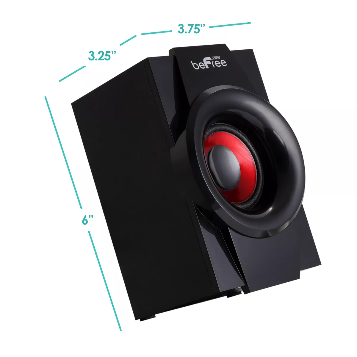 beFree Sound Bluetooth Speaker System with USB and SD Slots