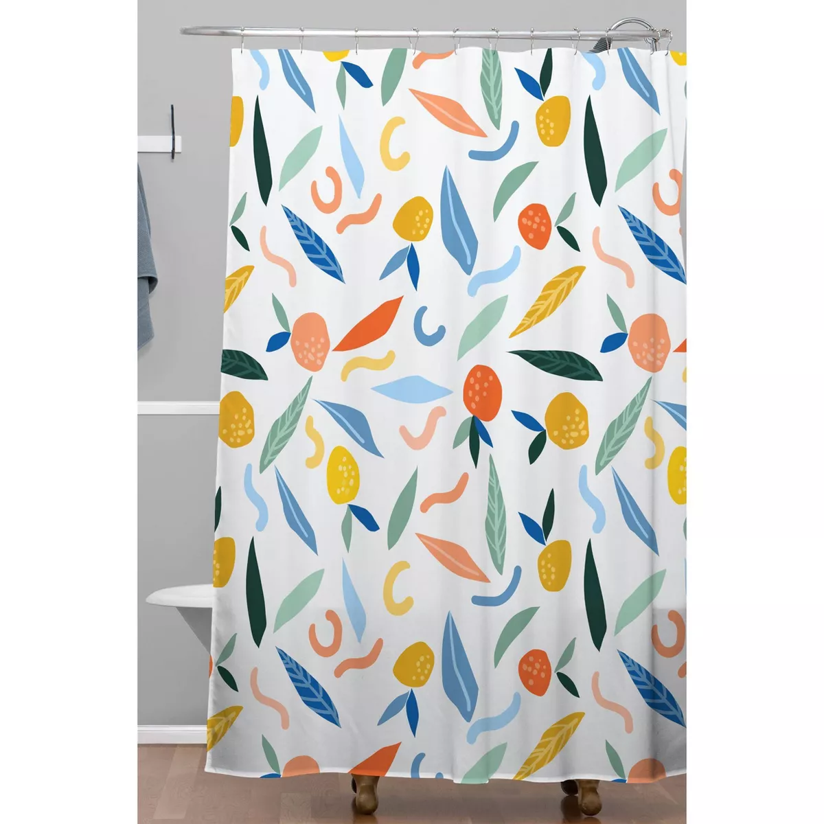 83 Oranges Art Is To Give Life A Shape Shower Curtain - Deny Designs